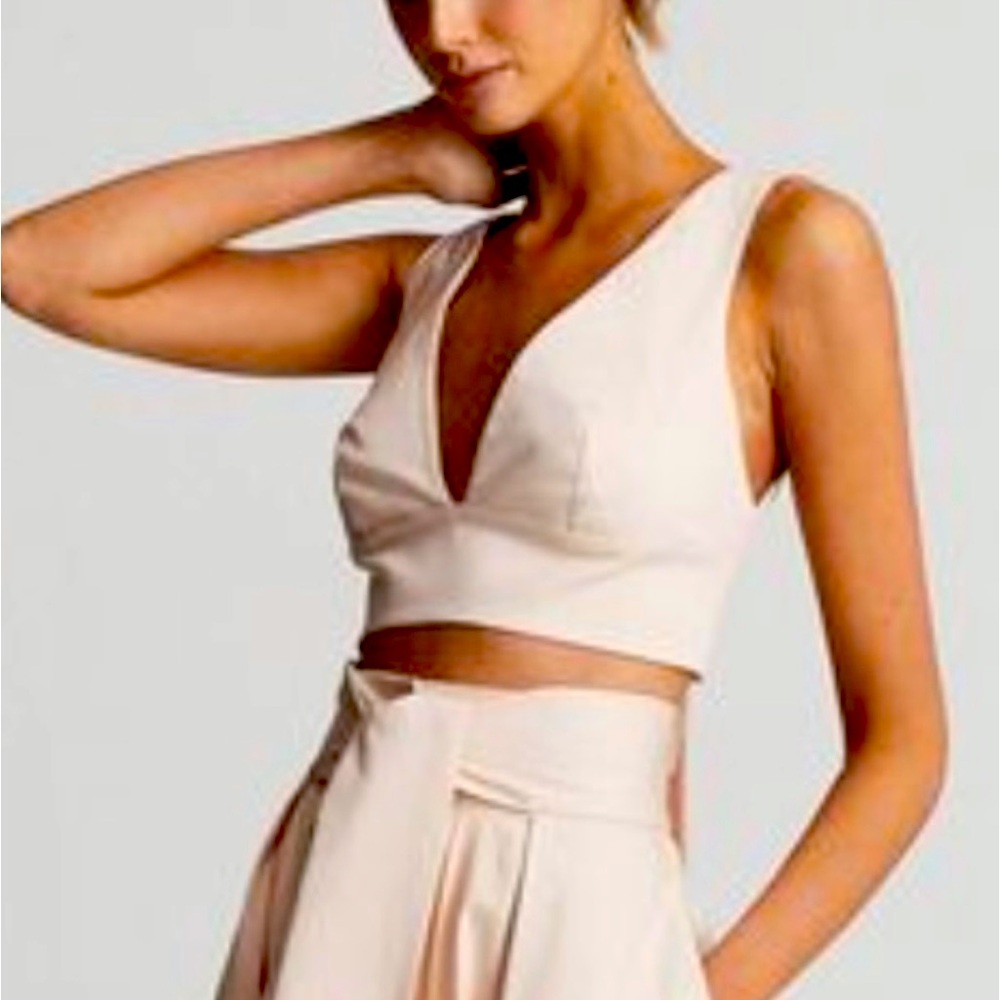 Reiss skirt and tank tie back 2pc outfit